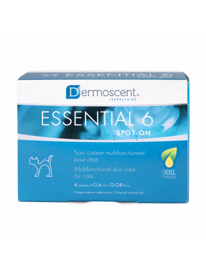 Dermoscent Essential 6 spot-on cats 4×0,6 ml